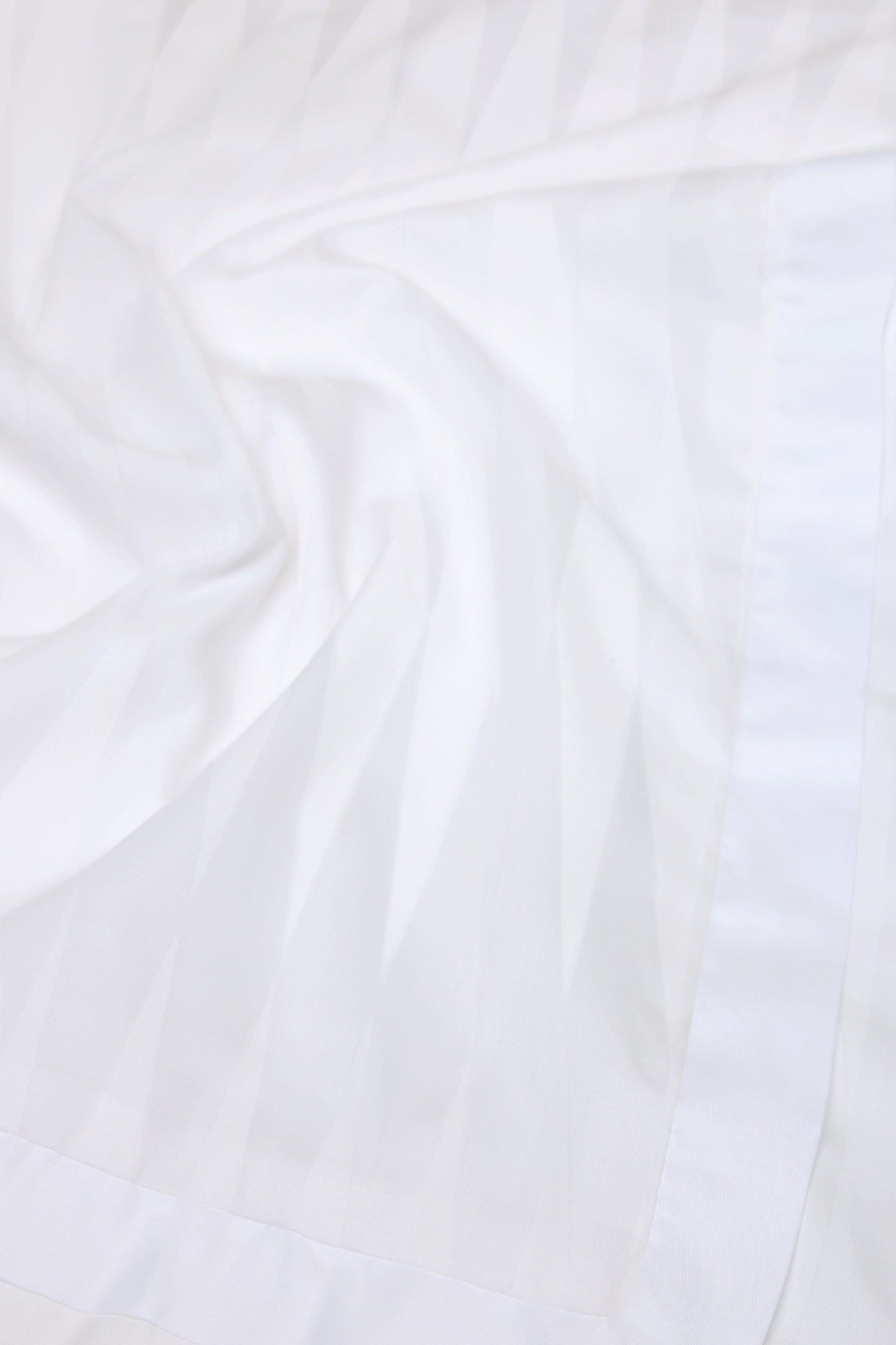 Jacquard Organic Cotton Pillowcases - Pure White