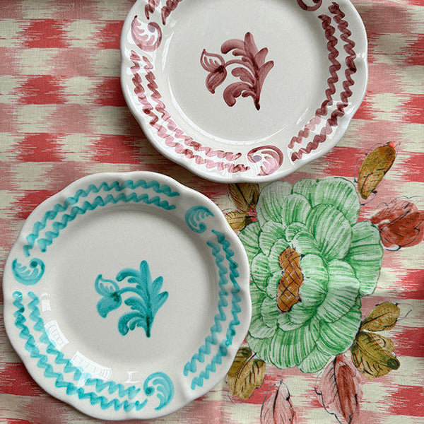 Antica Plate 25cm Burgundy