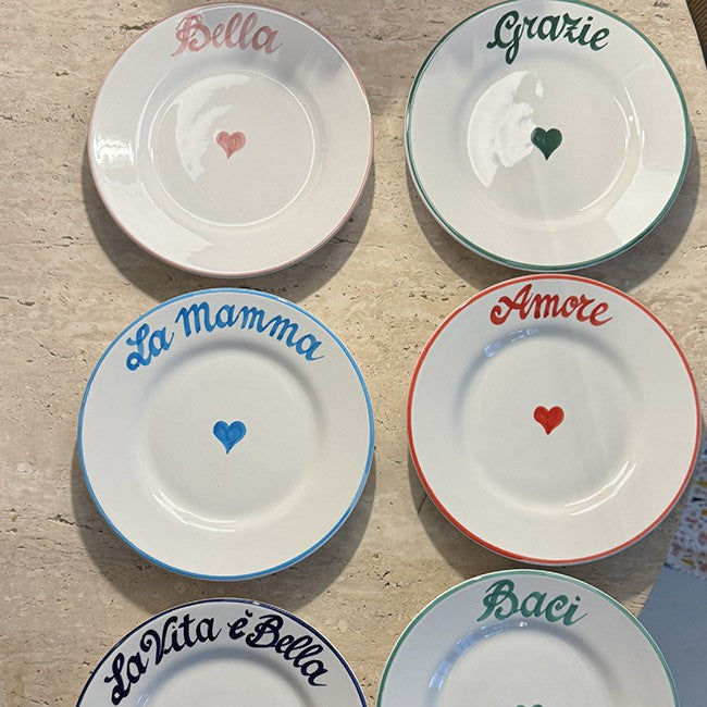 Set of 6 Plates La Famiglia – 20cm