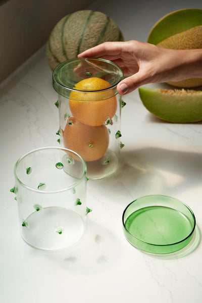 Agave Glass Container Small