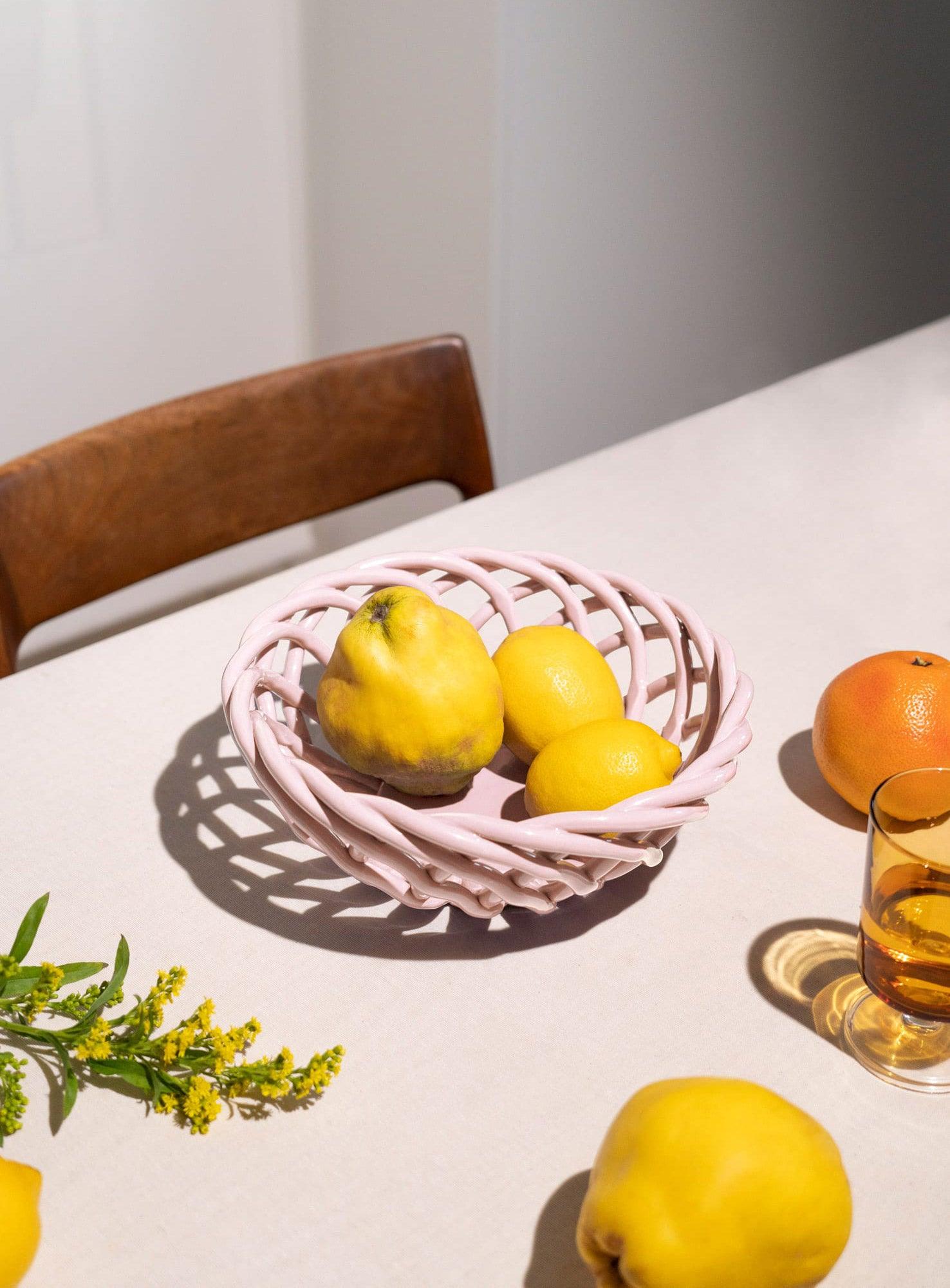 Sicilia Ceramic Basket