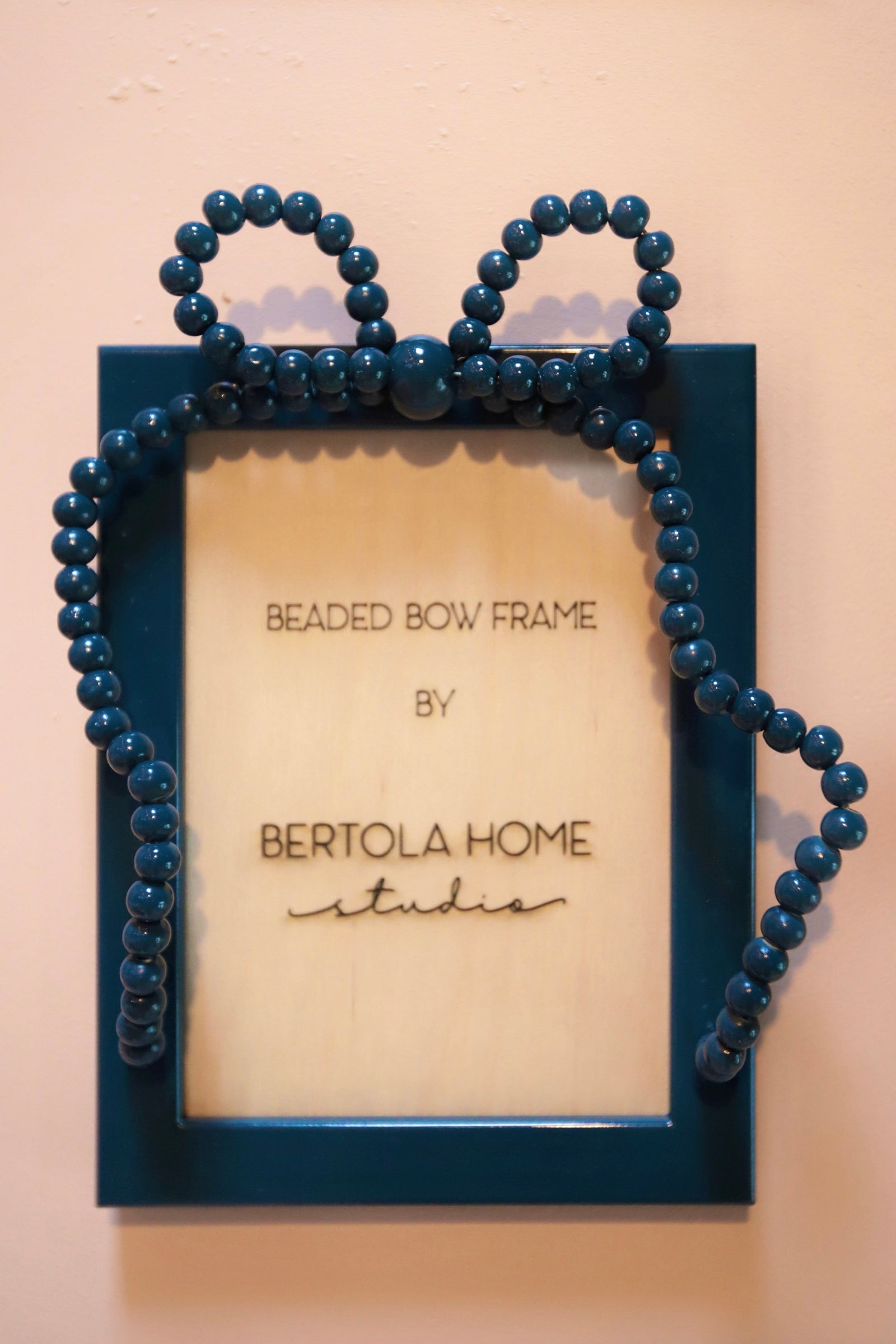 Beaded Bow Frame