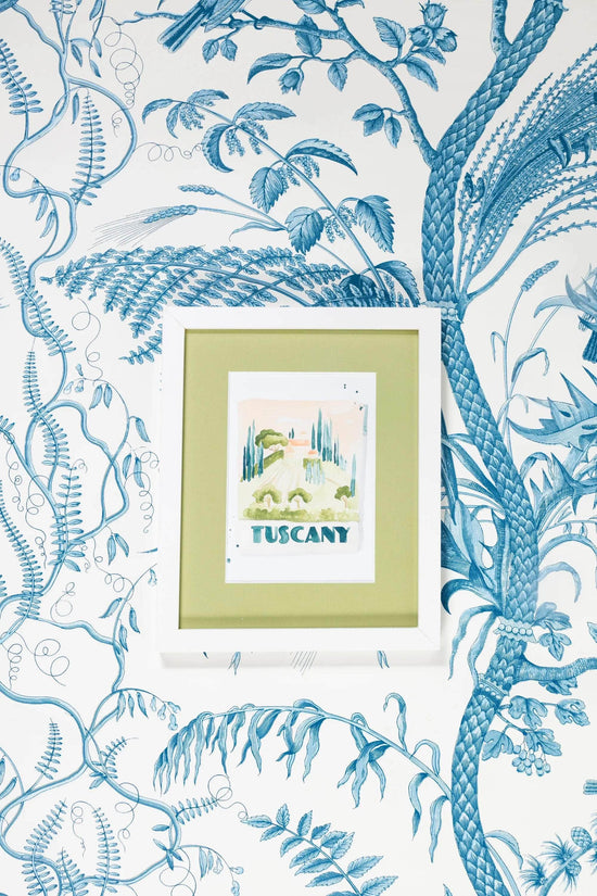 Tuscany Matchbook Print