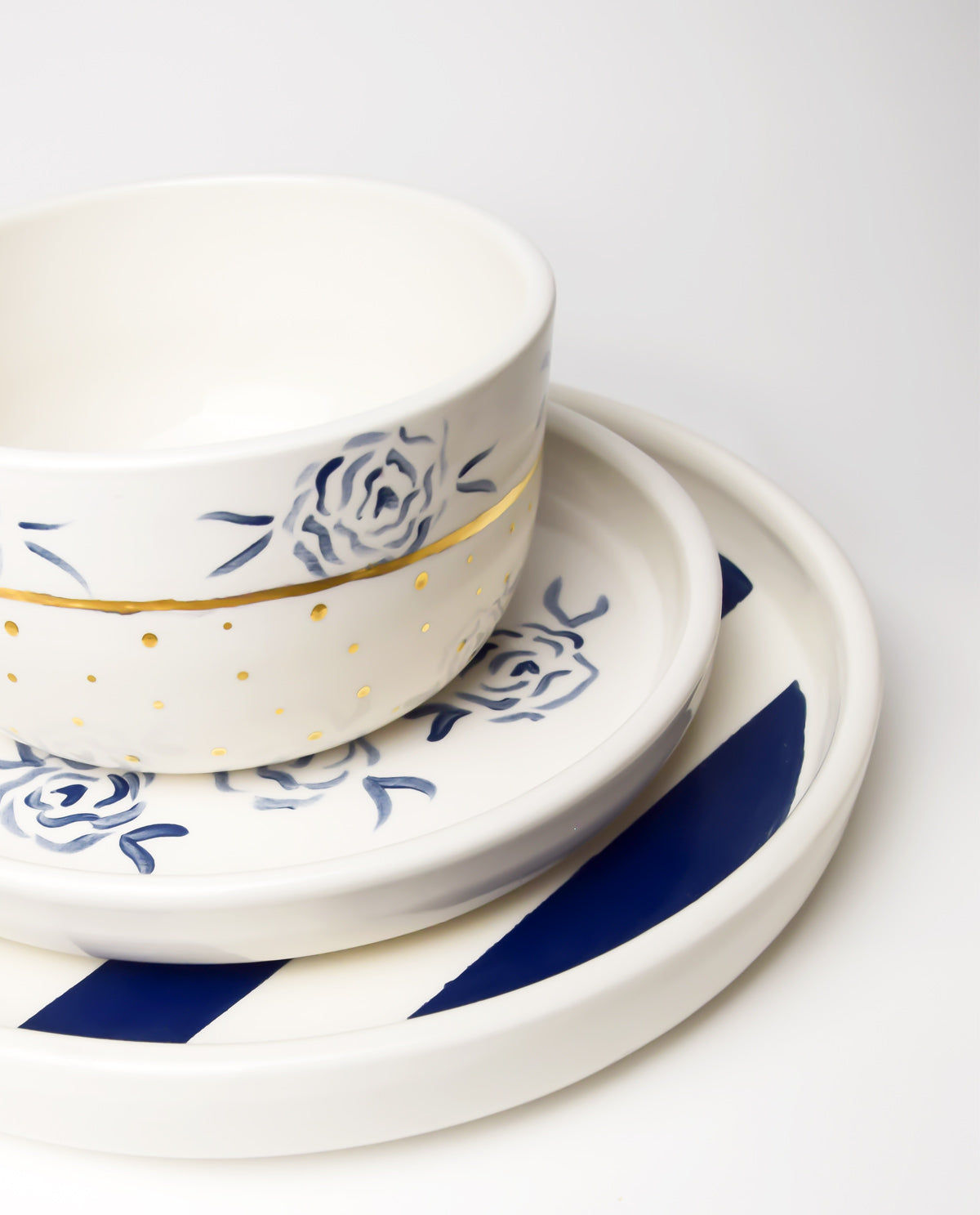 Royal Blue Dessert Plate