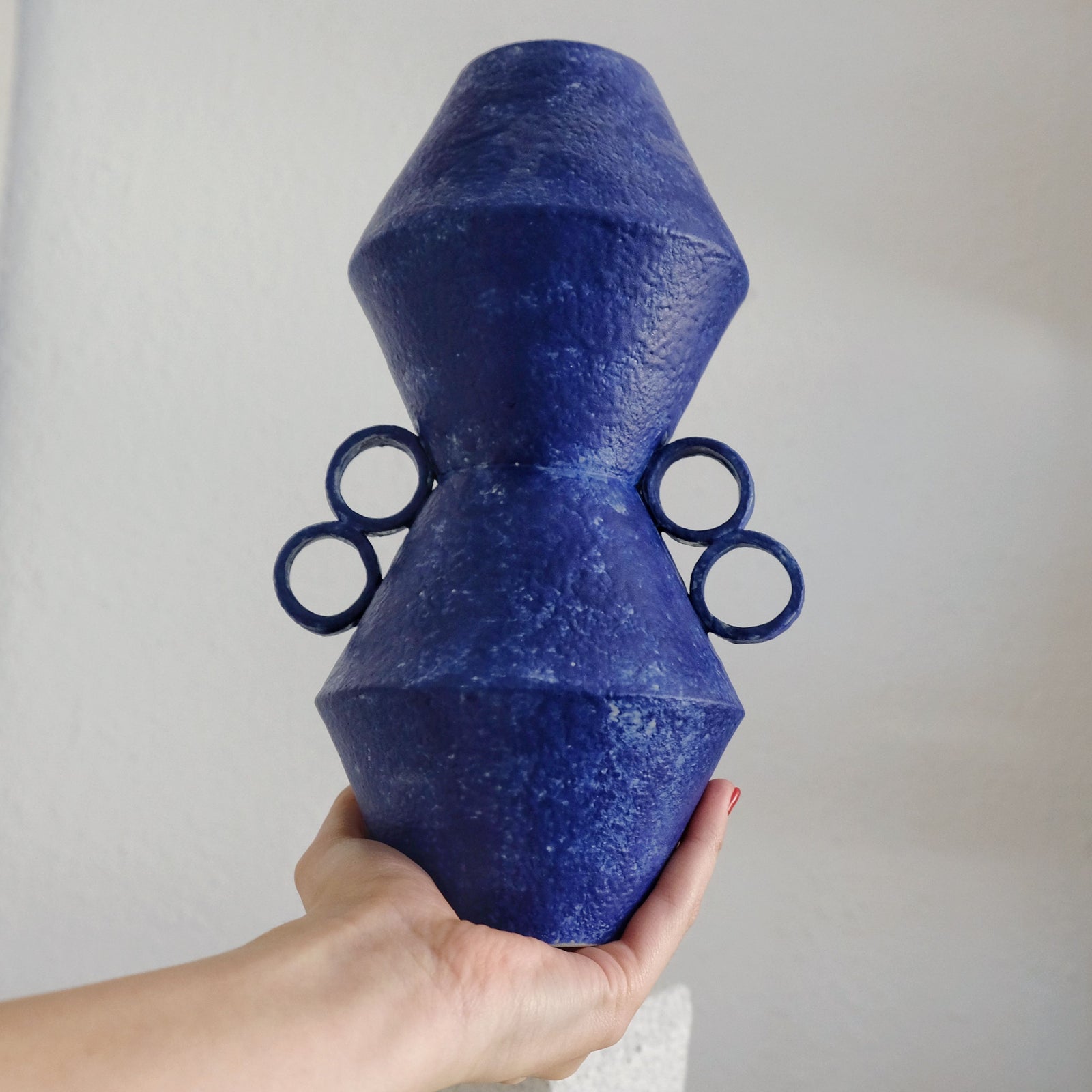 Gizella - Ceramic Vase - Blue