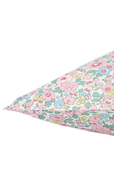 Bedding made with Liberty Fabric Betsy Blossom Pink