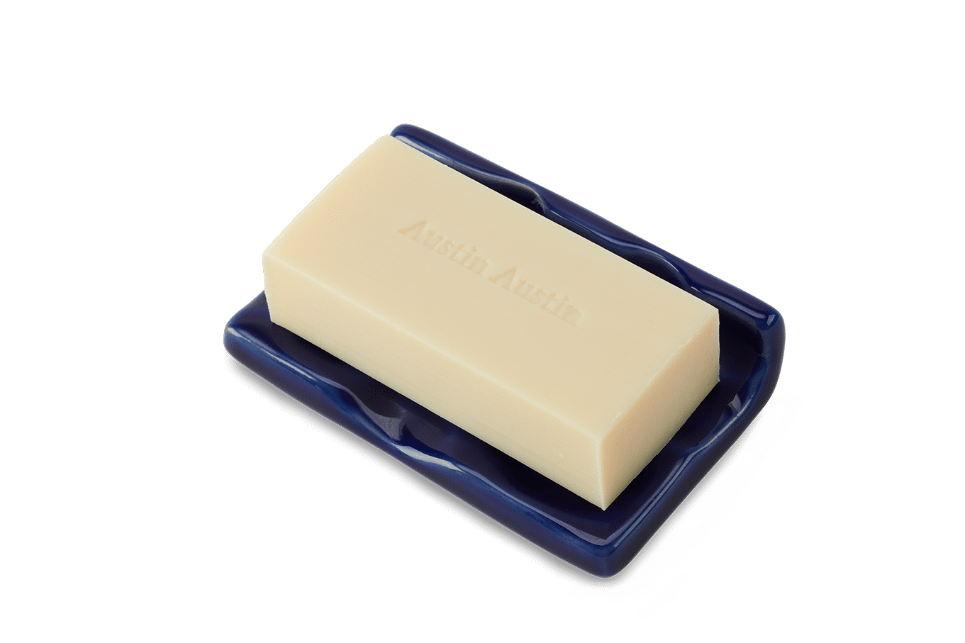 Ceramic Soap Dish in Cobalt Glaze