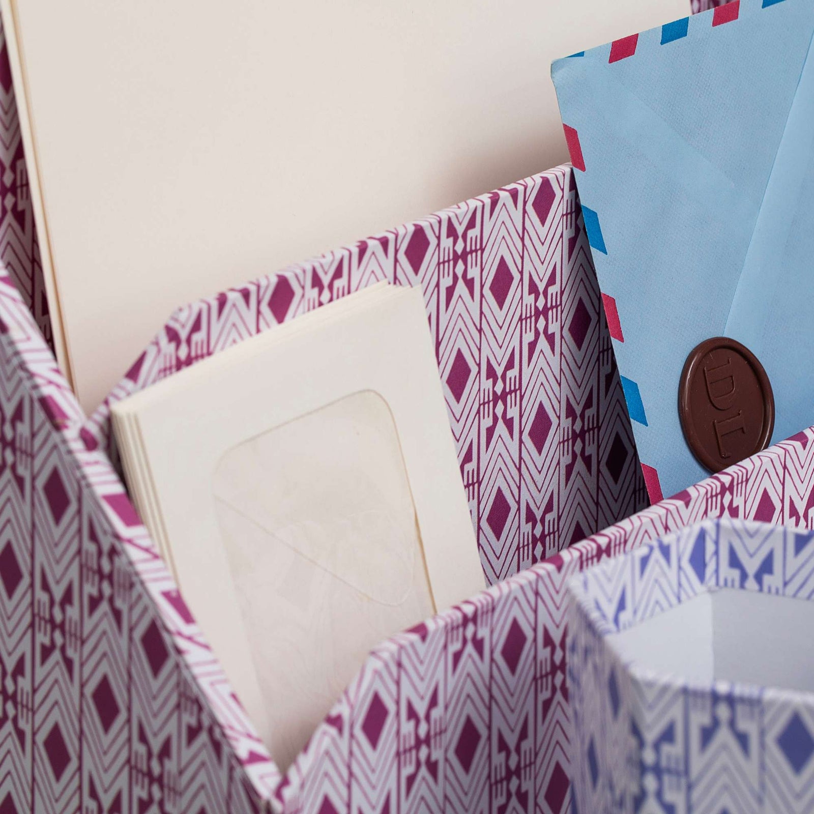 Tijan Cherry Pink Letter Rack