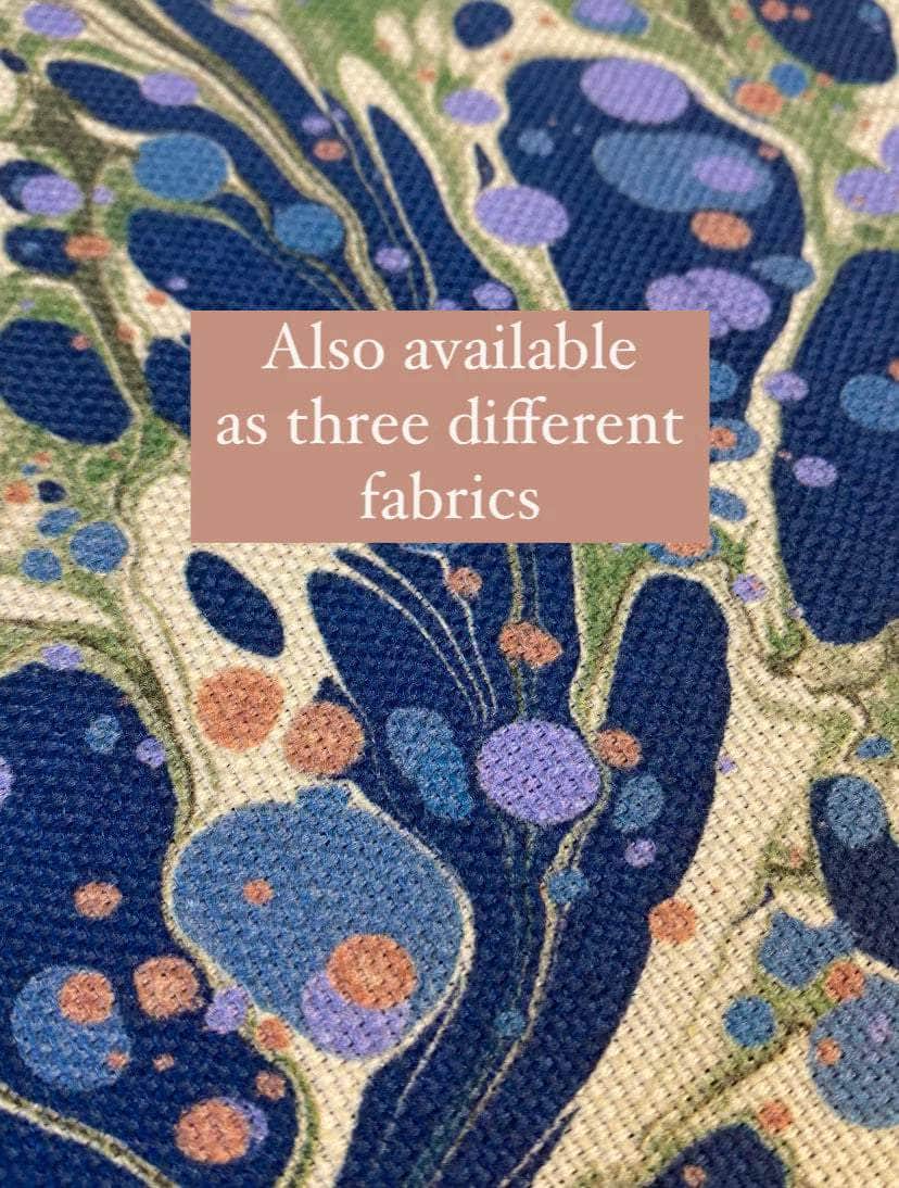 Marbled Wallpaper - 'Juniper' Colour: Blue Anise - Eco Non-Woven