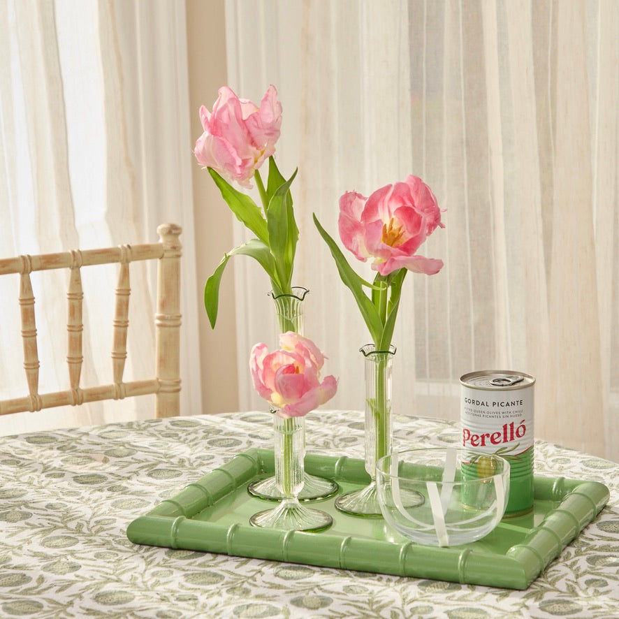 Fluted Single Stem Bud Vases (set of 3)