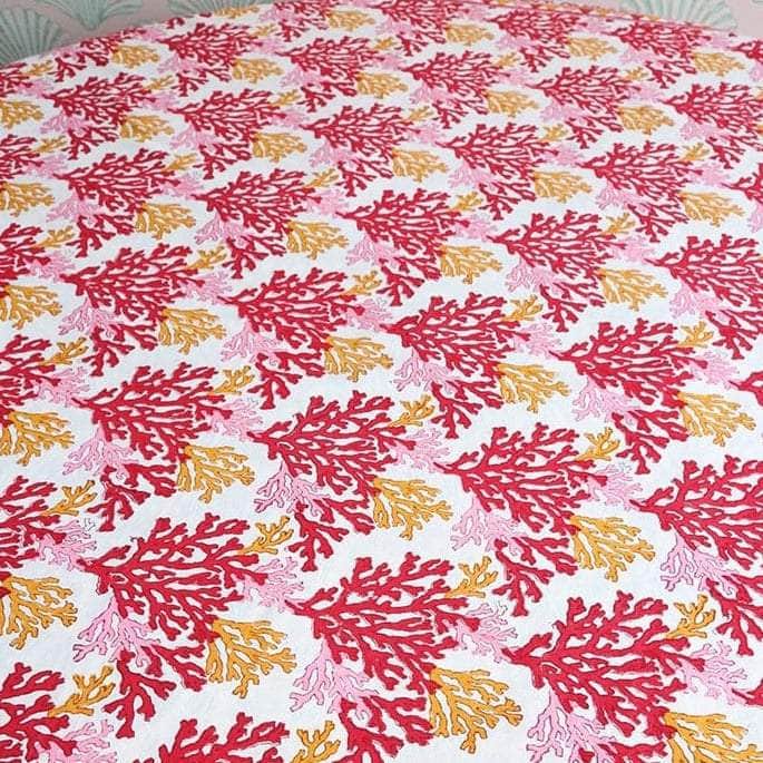 Rose Coral Tablecloth