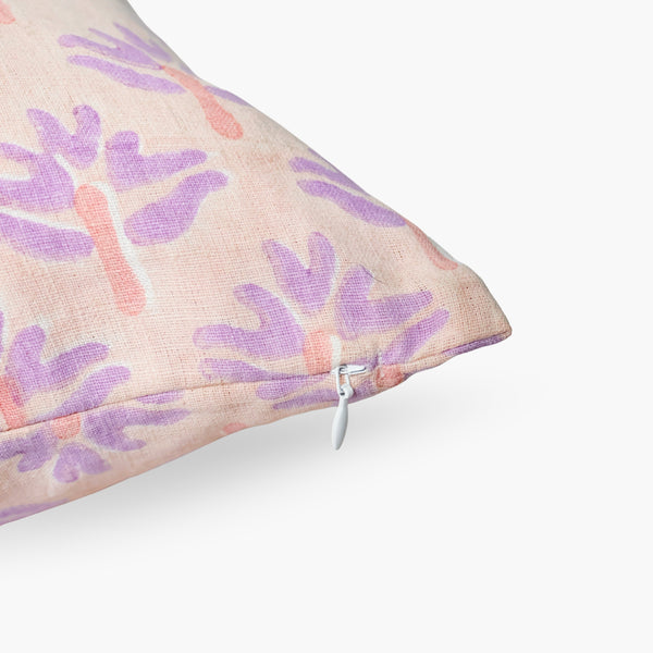 Zeenat Throw Pillow Cover - Lilac