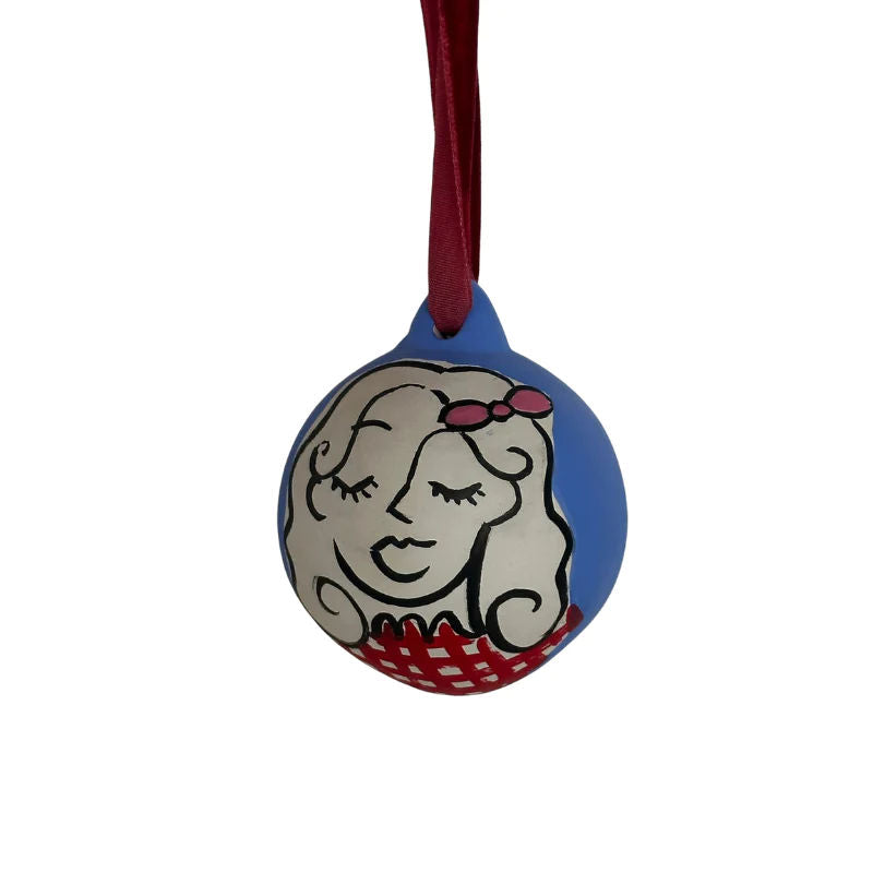 Hand Painted Ceramic Christmas Baubles