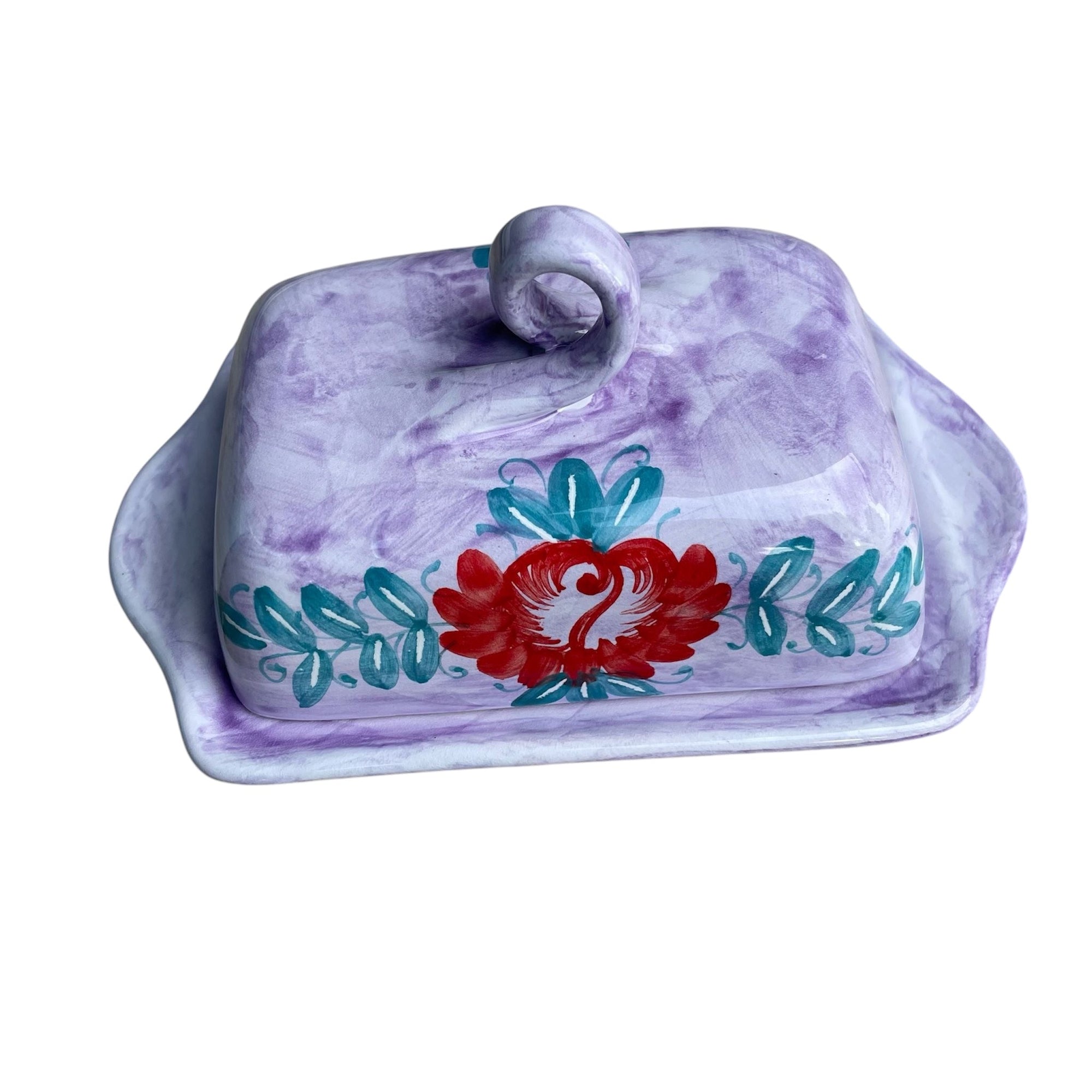The Viola Rose Butter Dish