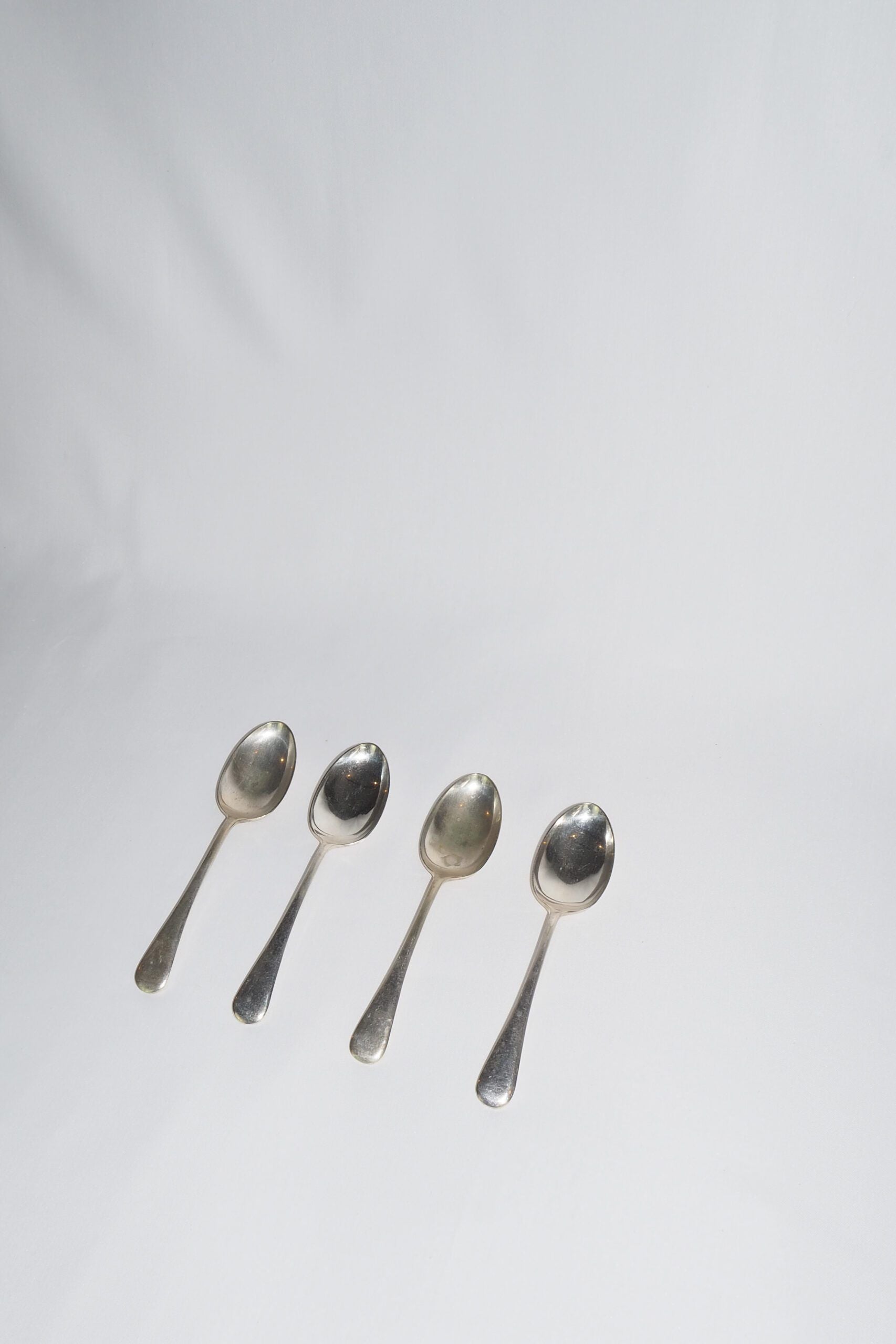 4 Vintage Silver Plate Spoons