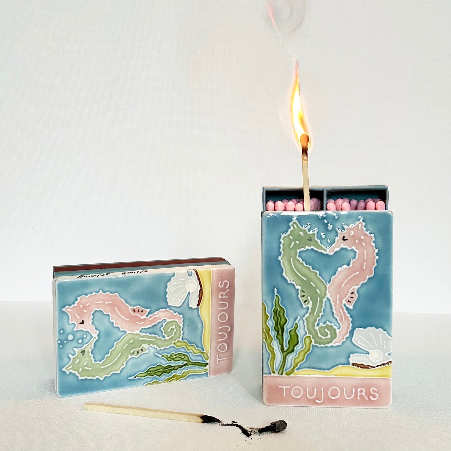 Toujours Ceramic Matchbox