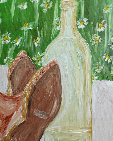 Us and The Birds I Painting