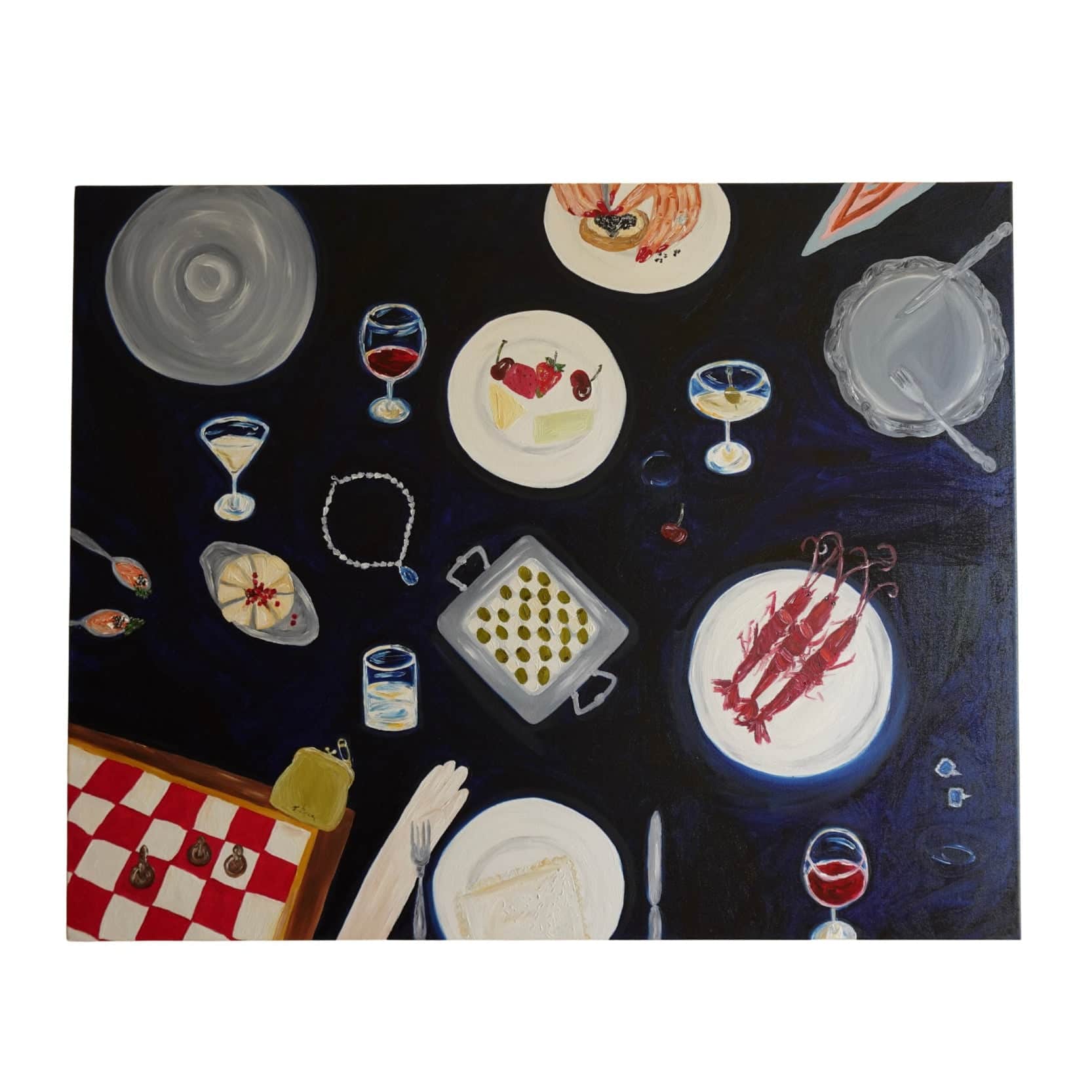 Food brings people together Painting