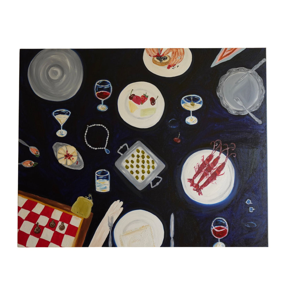 Food brings people together Painting