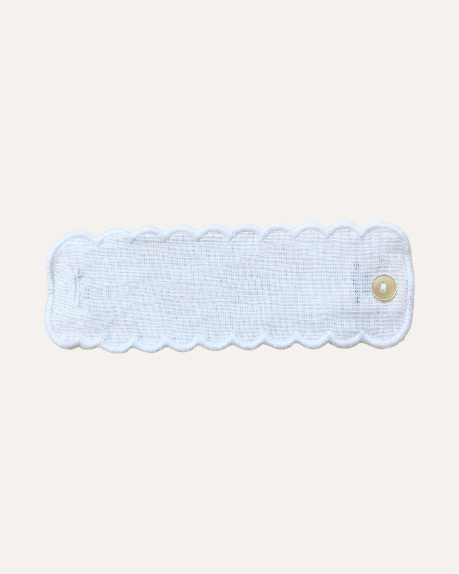 White Napkin Ring with White