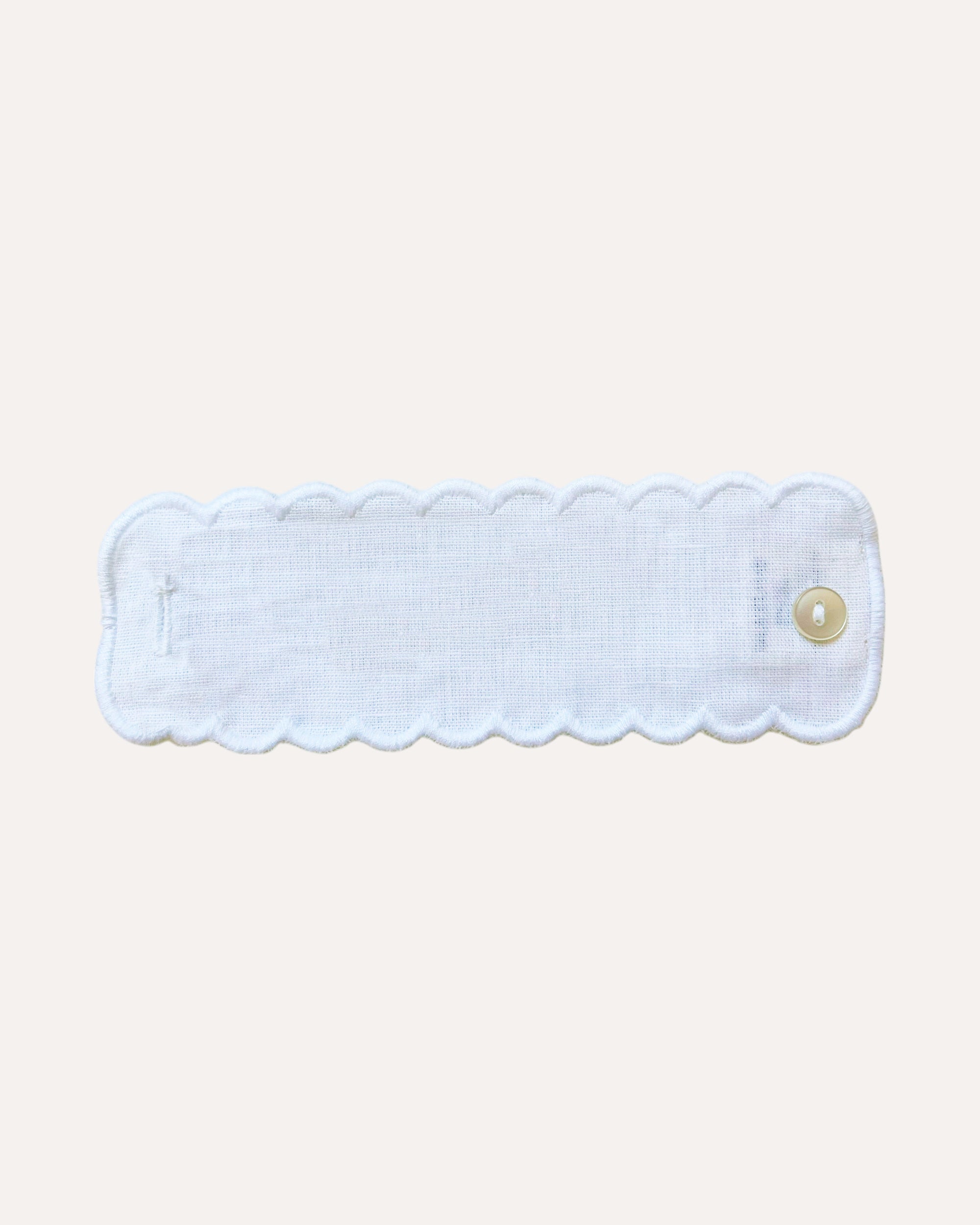 White Napkin Ring with White