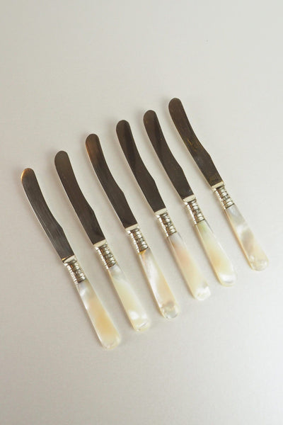 Antique Silver Butter Knives