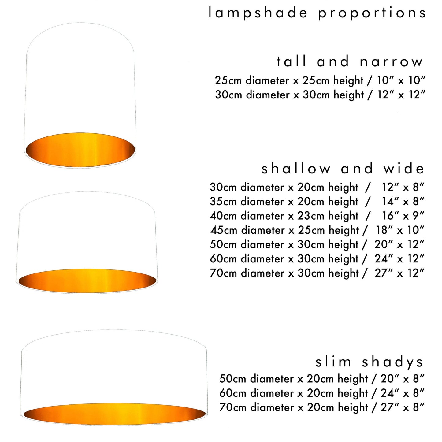 Deep Space Navy Handmade Lampshade with Gold Lining