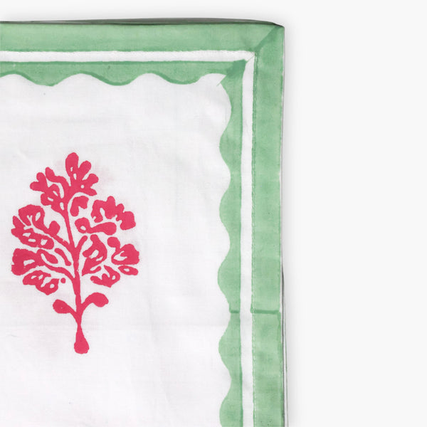 Sara - Pure Cotton Table Napkin Set of 2 - Pink