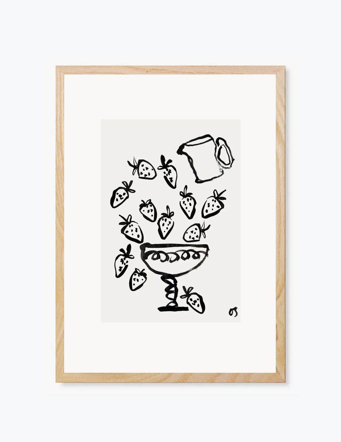 The Strawberries | Wall Art Print