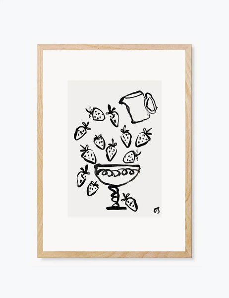 The Strawberries | Wall Art Print