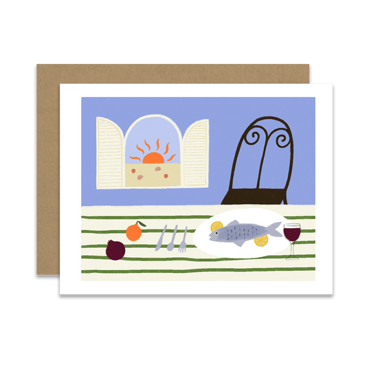 Pesce e Limone Greeting Card