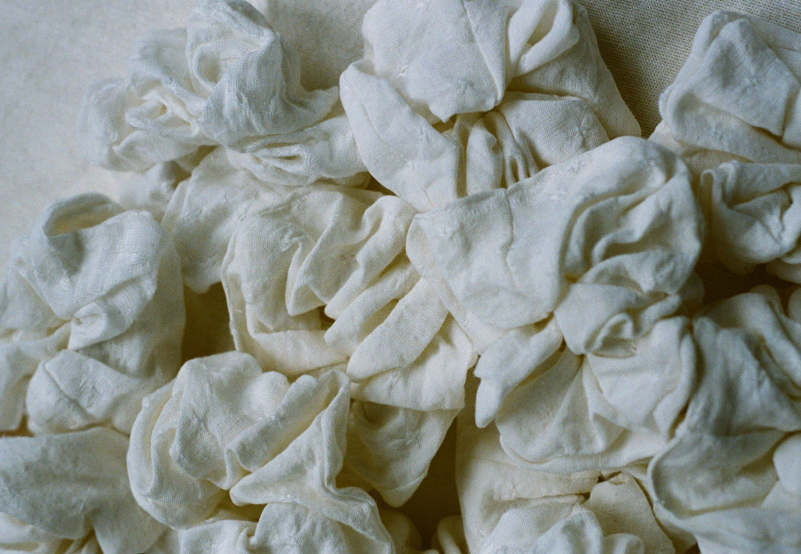 Scrunchie in textured linen