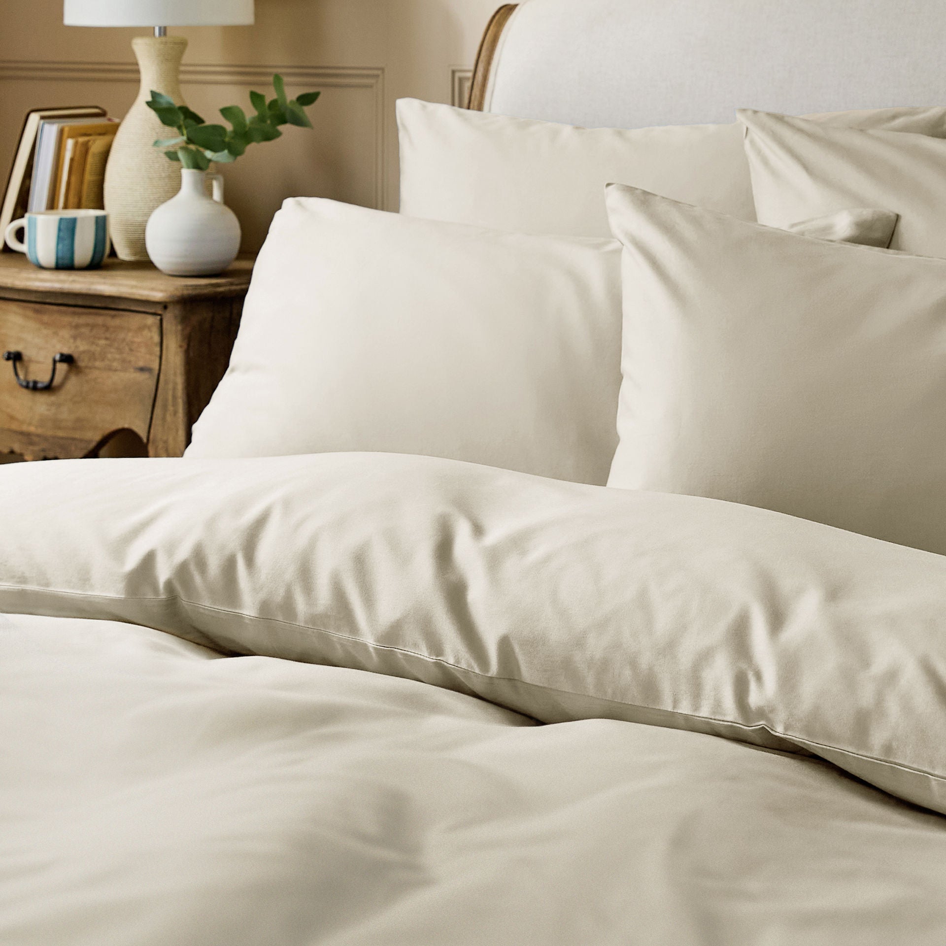 Luxury Organic Cotton Almond Original Duvet Cover