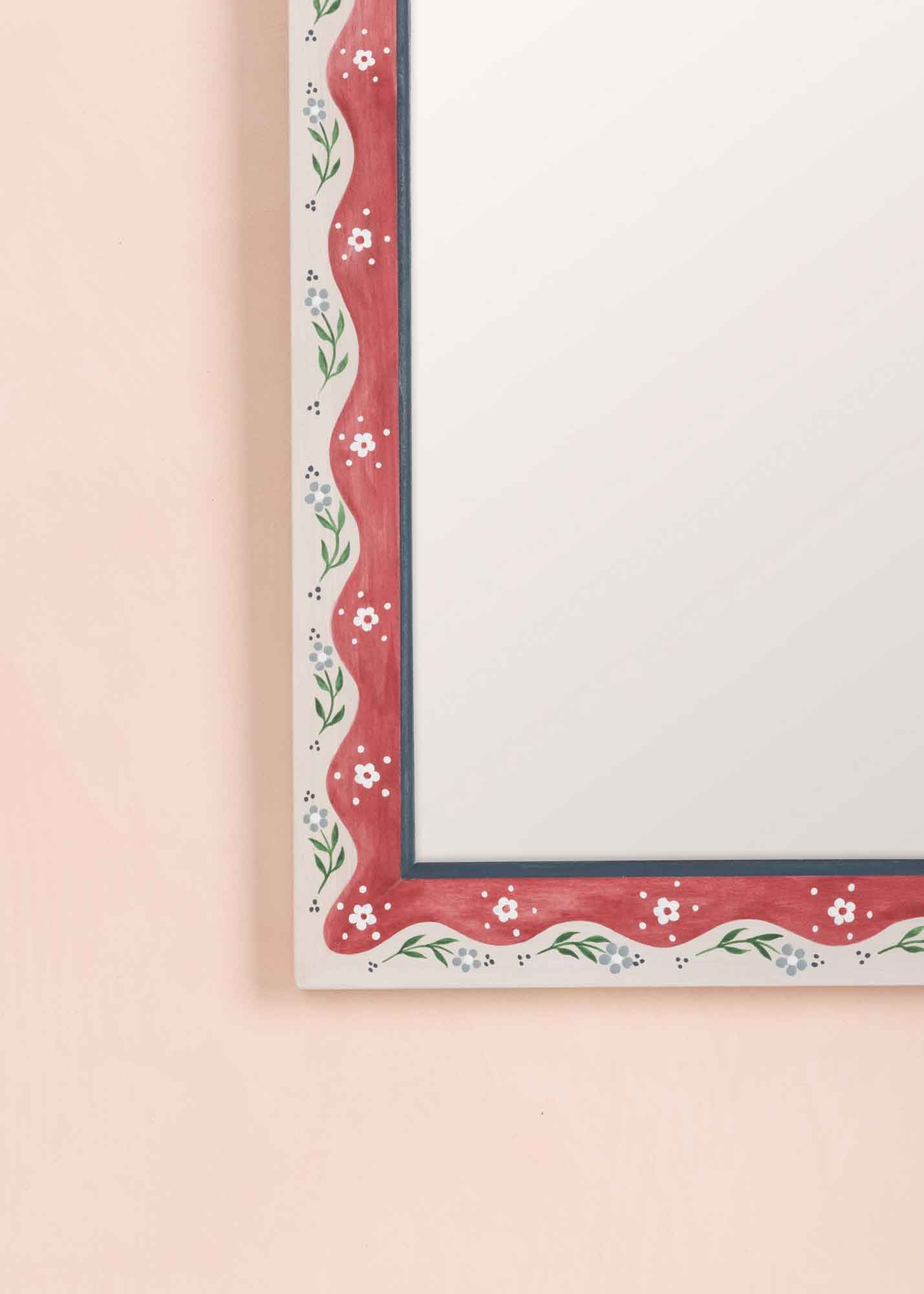 May Mirror - Crimson, Large