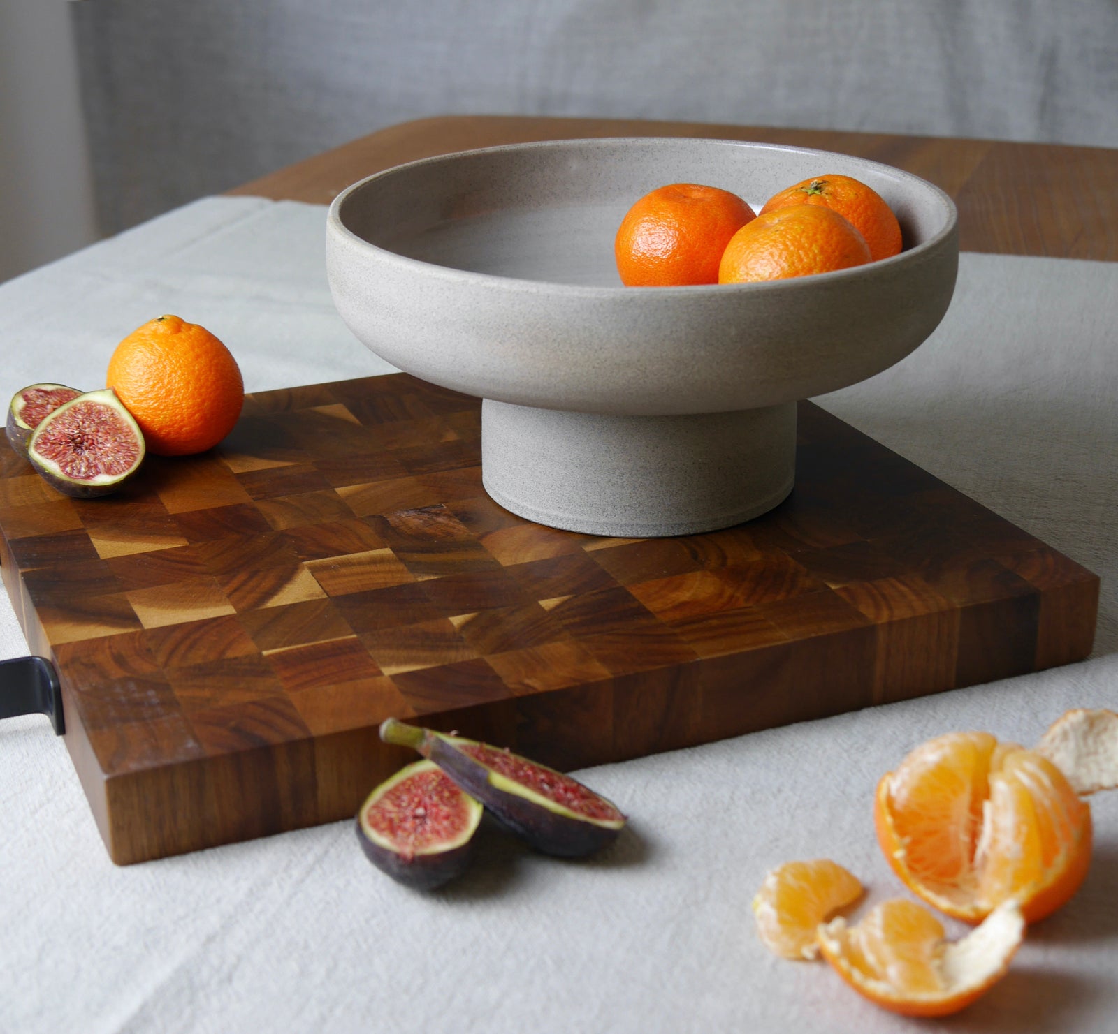 Ceramic Fruit Bowl, Stone