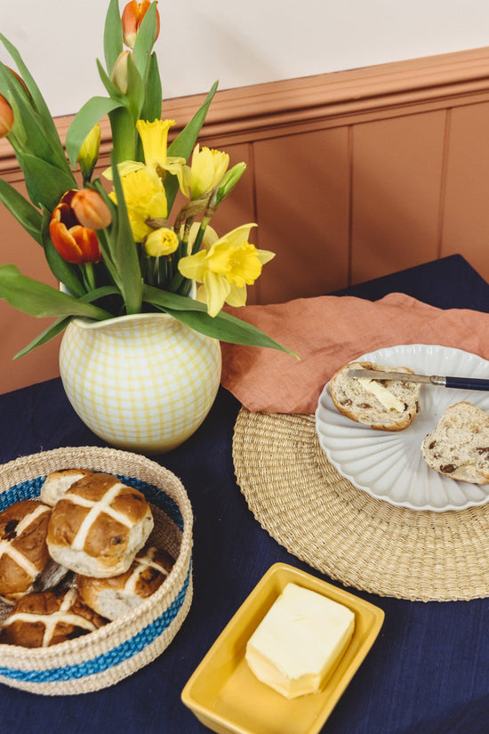 JIRAPA: Natural Woven Circular Placemat