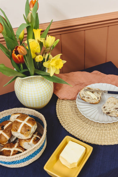 JIRAPA: Natural Woven Circular Placemat