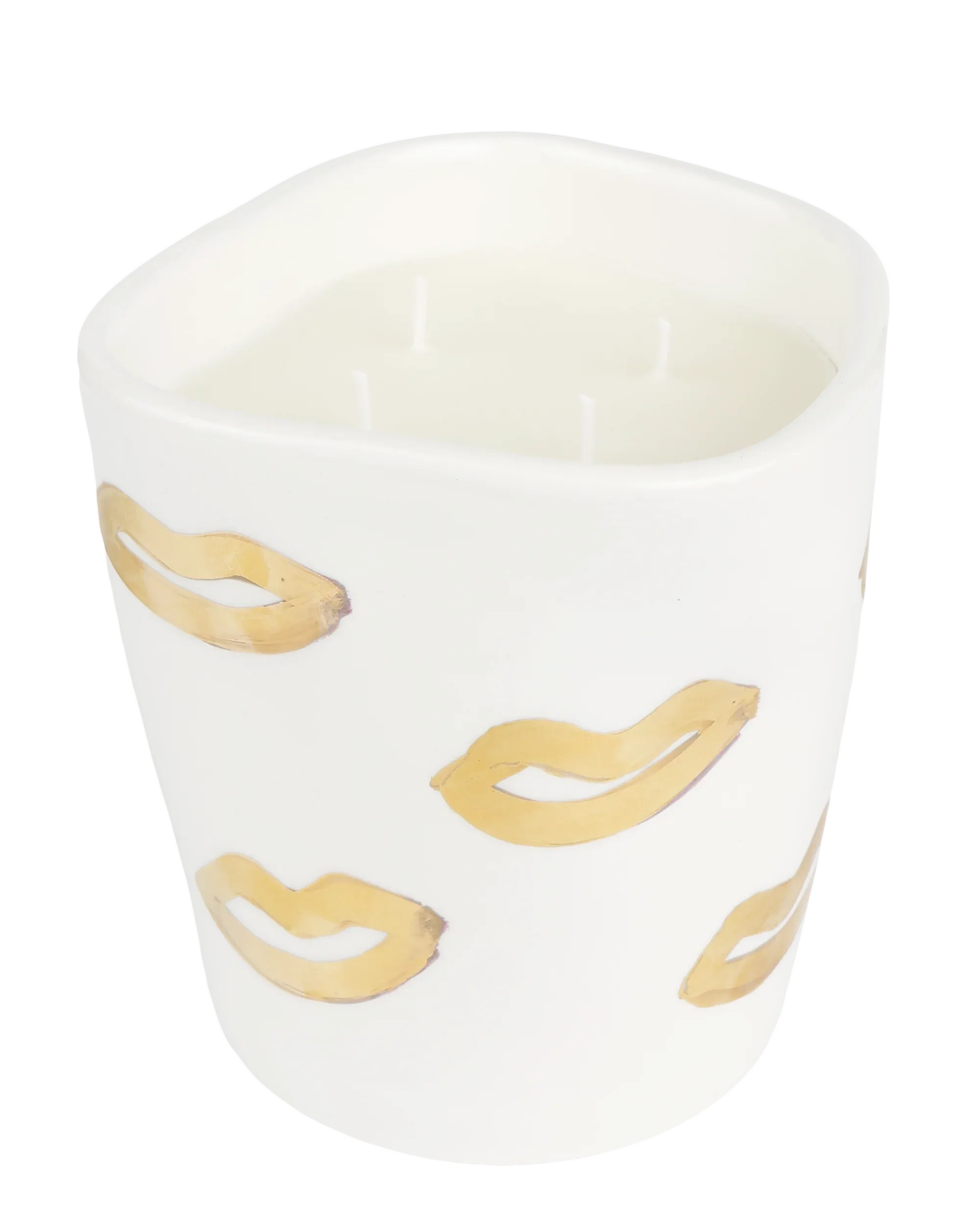 Gold Kiss Candle