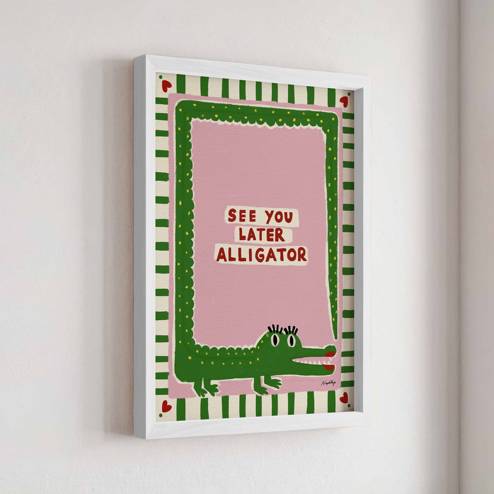 See You Later Alligator Print