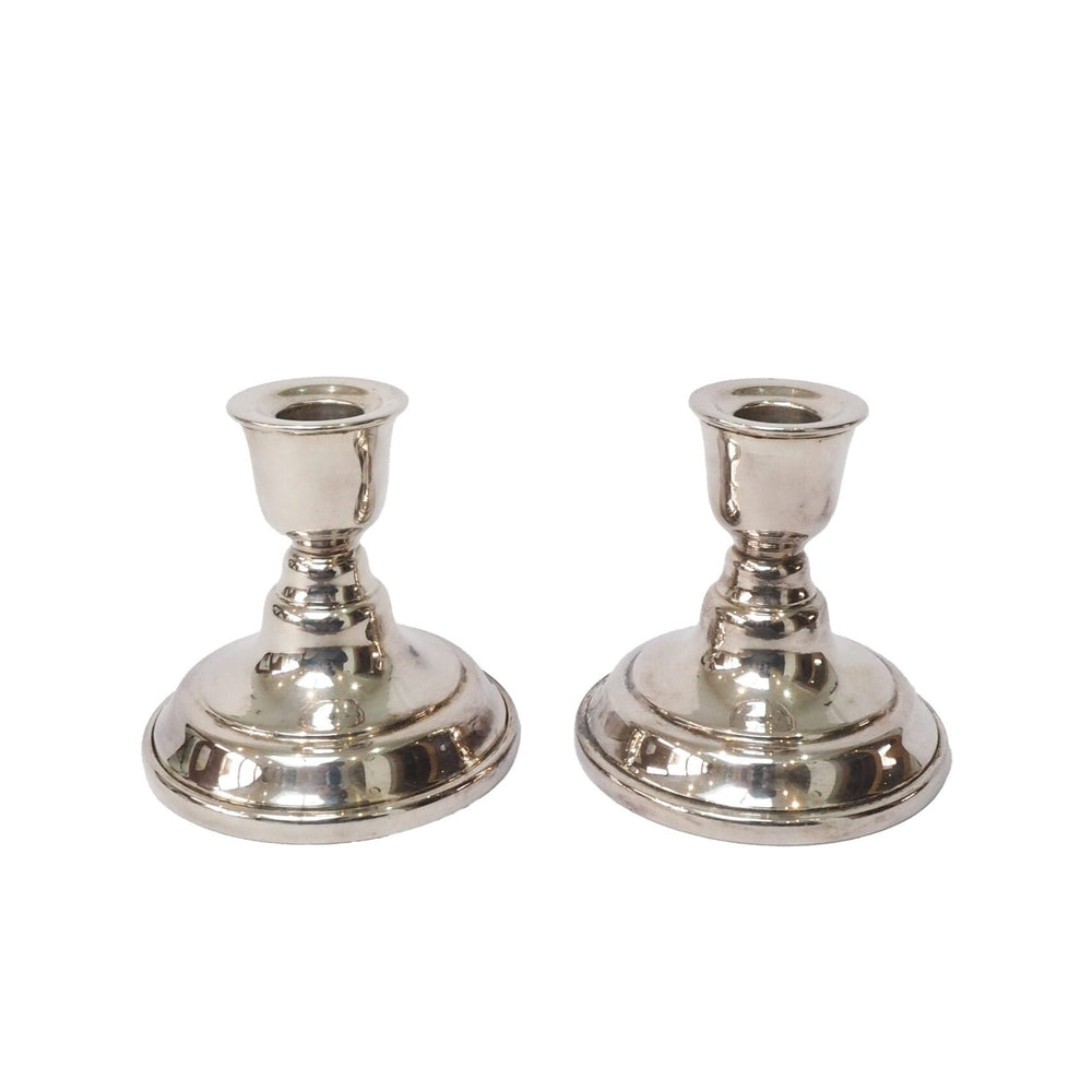 Vintage Silver Plated Candlesticks
