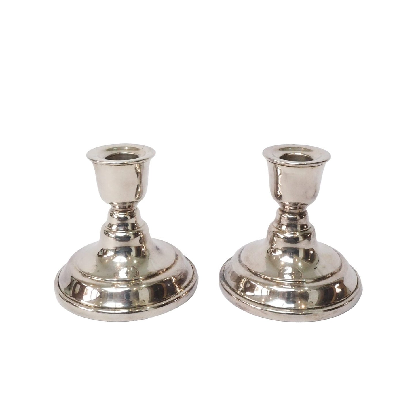 Vintage Silver Plated Candlesticks