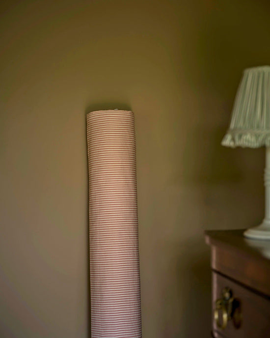 The Fine Stripe in Old Rose