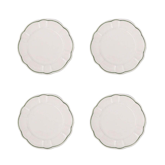 Romilly Side Plate, Green, Set Of 4