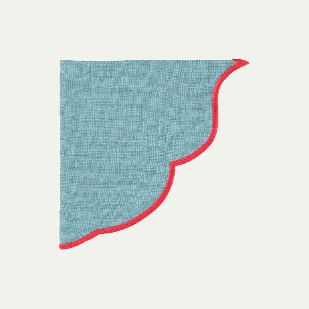 Violeta Napkin, Blue and Red