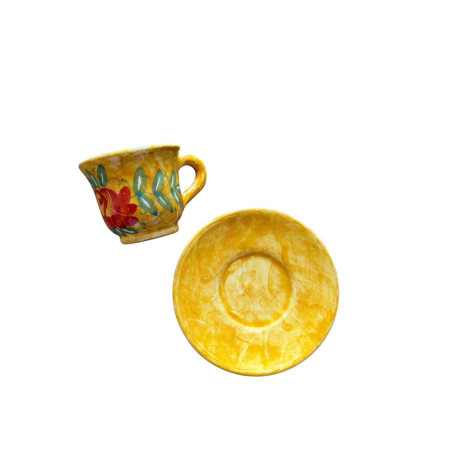 The Senape Rose Campanella Espresso Cup & Plate