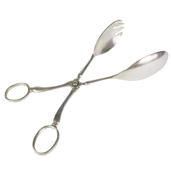 Silver Plate Hinged Salad Servers