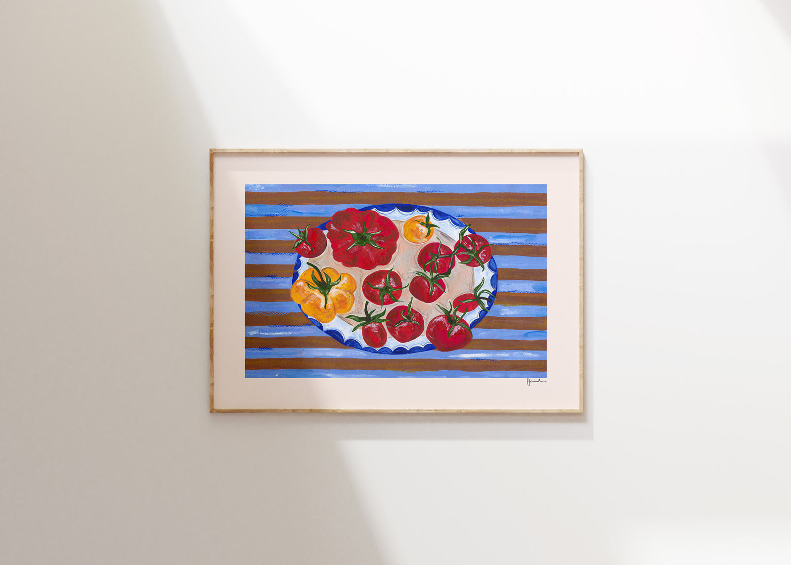 Tomato Plate Print