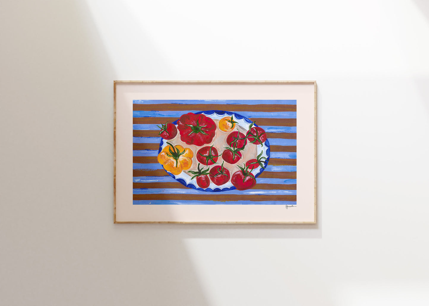Tomato Plate Print