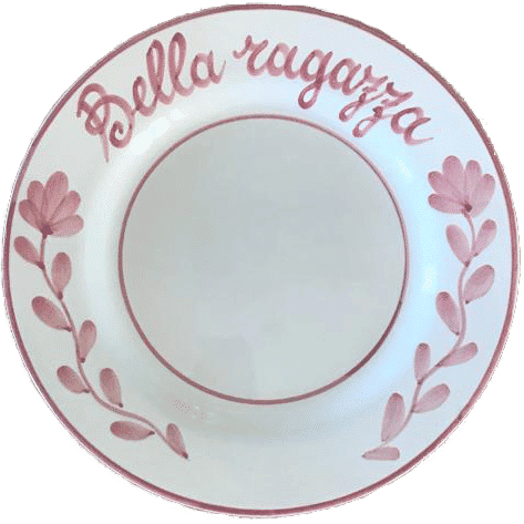 Lorafolk Bella Ragazza Plate 25cm