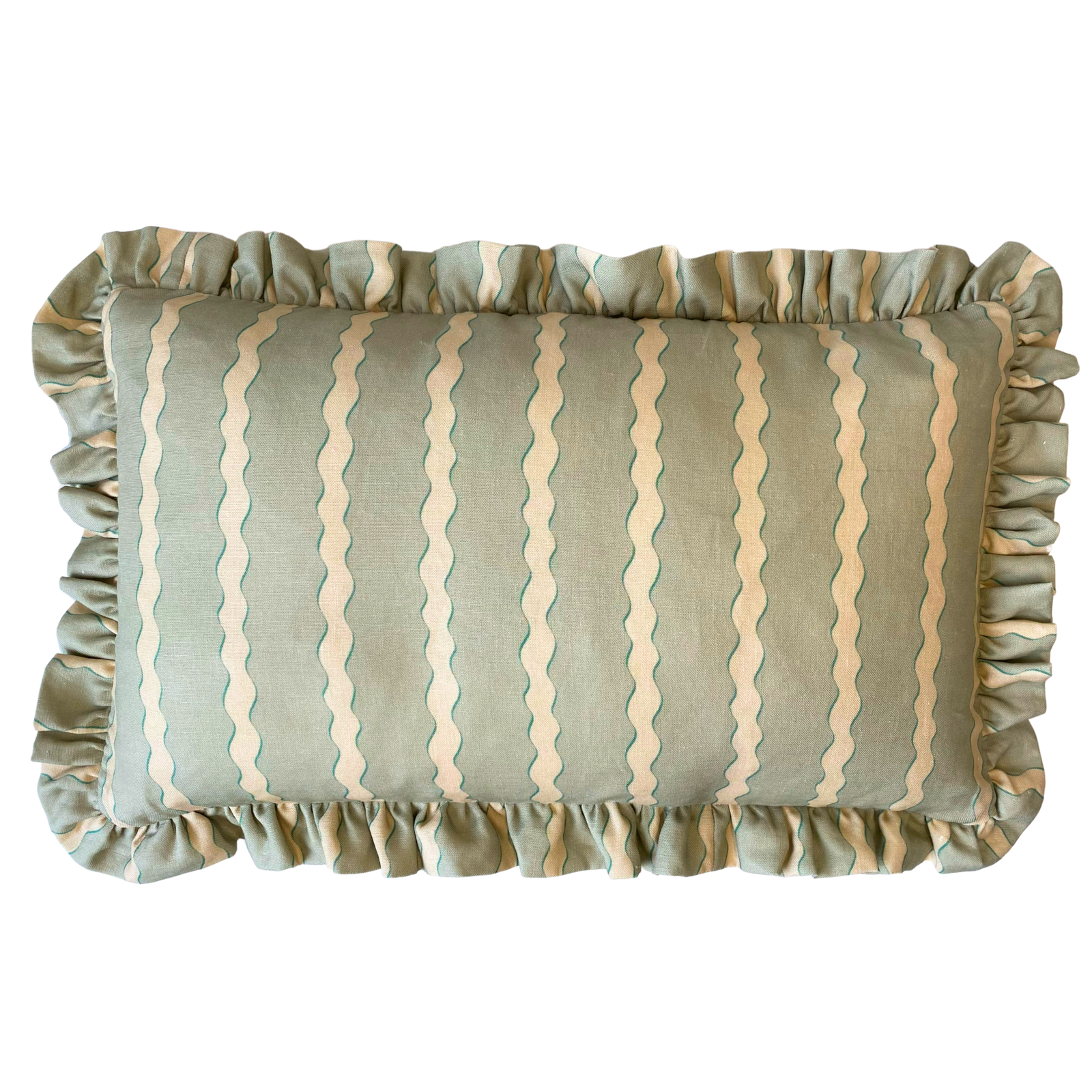 Scroll Stripe - Verdigris (Fabric)